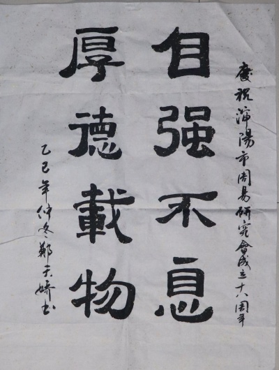 郑天娇书法-自强不息